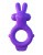 Pipedream Ultimate Rabbit Ring - виброкольцо, 9х2.5 см (фиолетовый)