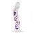 Gildo Glass Dildo No.3 - Стеклянный дилдо с изгибами и рисунком, 18.5х3.5 см Gildo Glass Dildo No.3 - Стеклянный дилдо с изгибами и рисунком, 18.5х3.5 см