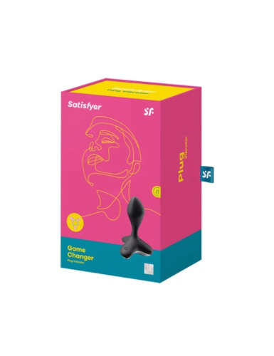 Satisfyer Game Changer - Анальна пробка з вібрацією, 11.5х4.1 см (чорна) - купити в Києві, Україні