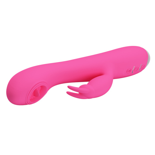 Pretty Love Rachel Licking Vibrator - вибратор-кролик с имитацией оральных ласк, 19.9х3.5 см