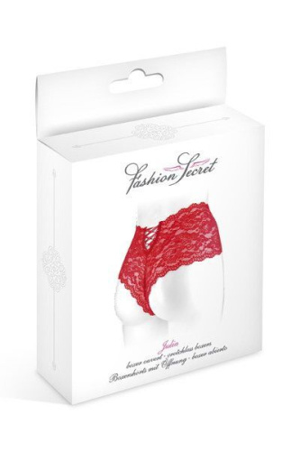 Fashion Secret Julia Red- трусики с доступом, S-L (красные)