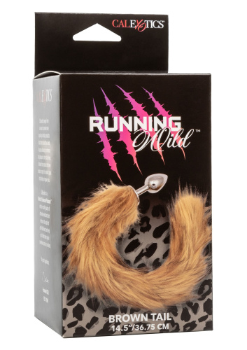Металева анальна пробка CalExotics Running Wild Tail - купити в Києві, Україні