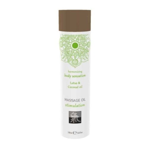 Shiatsu Lotus & Coconut oil - массажное масло с ароматом лотоса и кокоса, 100 мл
