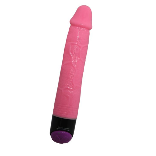 Multi Speed Jelly Vibe Pink - Реалистичный вибратор, 23.8х3.8 см (розовый)