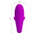 Pretty Love Jordyn Wireless Stimulator - Вибратор для пар, 10х3.2 см (фиолетовый)