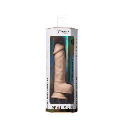 Фаллоимитатор Silexd Real Skin Model 1 Size 7", 17.8 см
