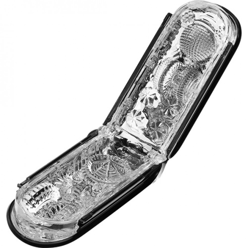 Tenga Flip Zero Gravity - Мастурбатор раскладной, 18х5 см (чёрный)