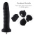 Силіконовий фалоімітатор для секс-машин Hismith 7.1″ Anal Dildo Black, KlicLok - купити в Україні | Секс шоп SEX-SHOP.ua