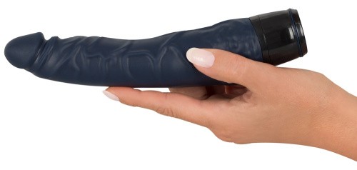 Vibra Lotus Penis Grey Vibrator - Реалистичный вибратор, 20 см (синий)