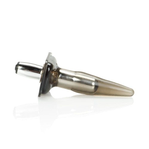 CalExotic High Intensity Probe - Анальная пробка с вибрацией, 9,5х2,5 см (серый)