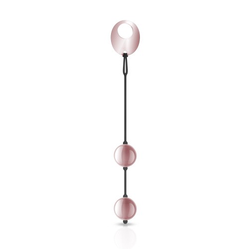 Rosy Gold - Nouveau Kegel Balls - Металлические вагинальные шарики, 2.8 см., (золотистые)