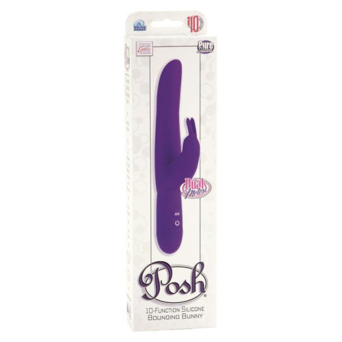 California Exotic Novelties Bounding Bunny - Вибратор, 10.75 см x 3.25 см (фиолетовый)