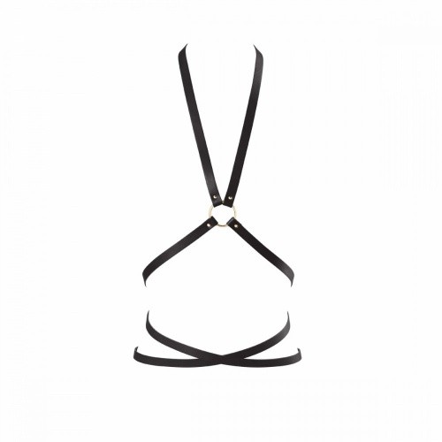 Bijoux Indiscrets MAZE - Multi-Way Body Harness Black портупея из эко-кожи, OS (чёрный)