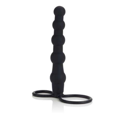 CalExotics Silicone LOVE Penetrator System - Насадка на член для двойного проникновения, 14,5 см (черный)