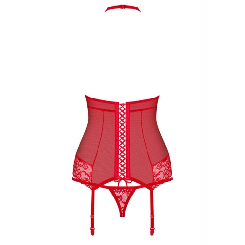 Комплект Obsessive 838-COR-3 corset  (S/M)