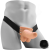 Fetish Fantasy 6 Hollow Rechargeable Strap-on with Balls - Порожнистий вібрострапон на трусиках з пультом дистанційного керування, 15х5 см - купити в Києві, Україні