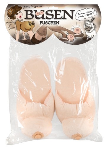 Orion Boob Slippers - Домашні капці з шикарними грудьми (бежевий) - купити в Києві, Україні