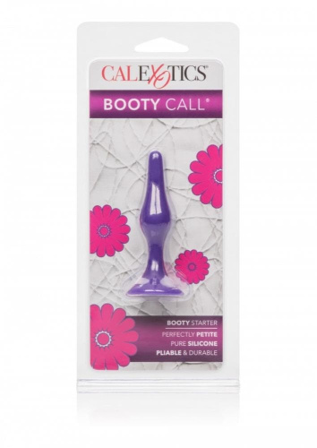 CalExotics Booty Call Booty Starter - Анальная пробка для новичков, 7х2 см (пурпурный)