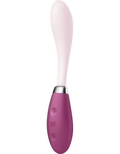 Satisfyer G-Spot Flex 3 - Вибратор для точки G, 19.5х3.3 см (красный)