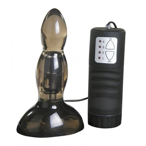 Kinx Deep Sea Vibrating Butt Plug - Анальная пробка с вибрацией, 9,5х3 см