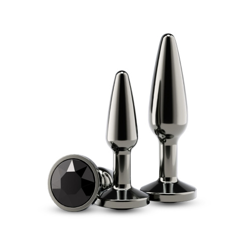 Набор анальных пробок NS Novelties Rear Assets - Tapered Trainer Kit - Gunmetal