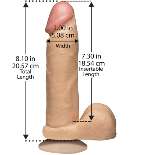 Realistic Cock 8 - Фалоімітатор, 19х5 см - купити в Києві, Україні