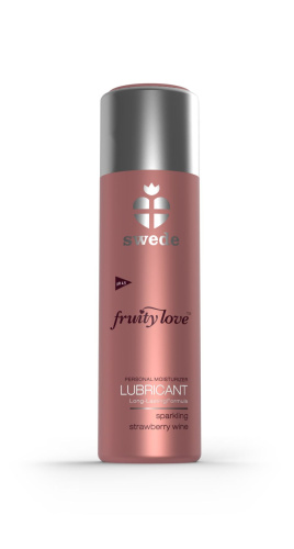 Лубрикант Swede Fruity Love Sparkling Strawberry Wine, 100 мл (клубничное вино)