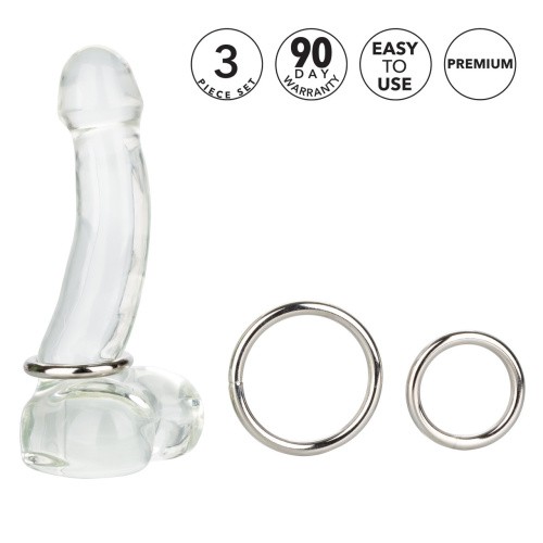 Набор колец Silver Ring - 3 Piece Set