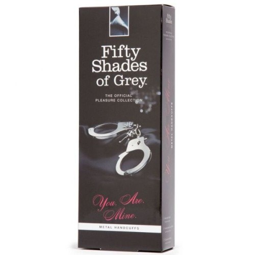 Fifty Shades of Grey You. Are. Mine. - металлические наручники для страстного секса, 26.7см