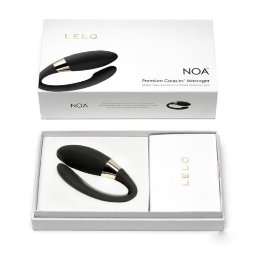 Lelo Noa - Вибромассажер для пары, 8.5х4.2 см (вишневый)