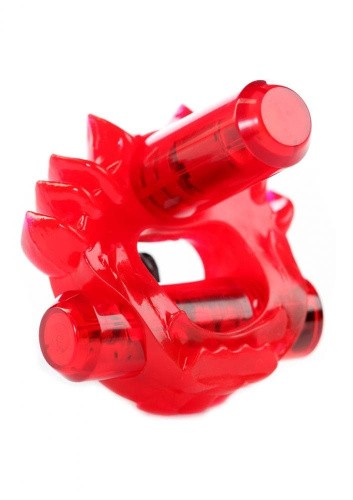 Evolved The Flame Thrower Double Bullet - виброкольцо, 5х3 см (красный)