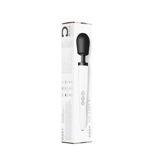 Вибратор микрофон DOXY Die Cast R Stardust White до 9000 об/мин