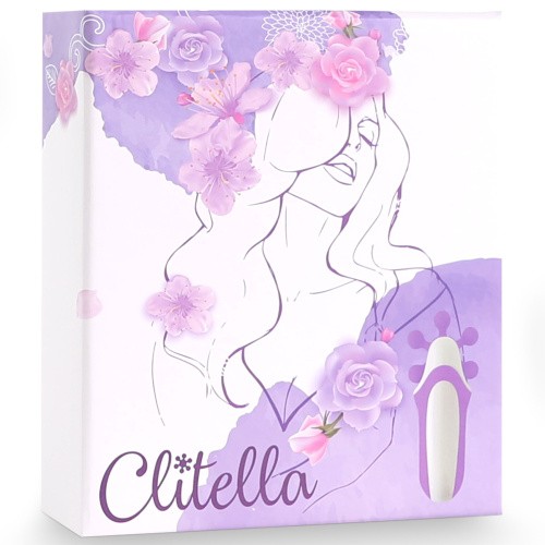 FeelzToys - Clitella Oral Clitoral Stimulator - Стимулятор с имитацией оральных ласк, 11х5 см, (фиолетовый)