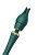 Zalo Kyro Wand мощный перезаряжаемый вибромассажер с 2 насадками, 29.1х5.35 см (зелёный)