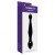 Фаллоимитатор Tapered Ice Dual Teaser Black Kinx 18,5х3,6 см.