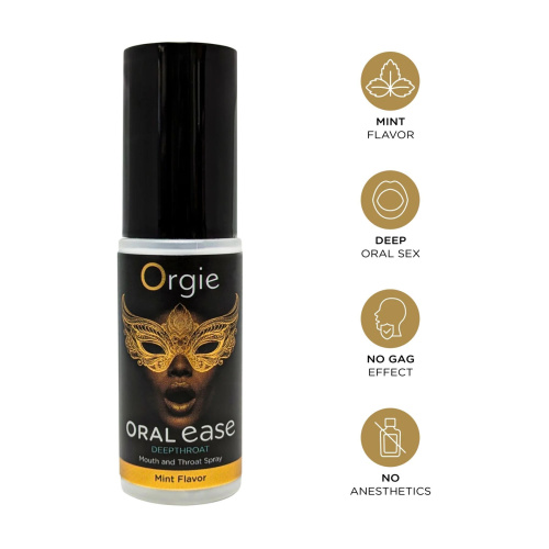 Спрей для мінету Orgie Oral Ease Deepthroat, 15 мл (м'ята) - купити в Києві, Україні