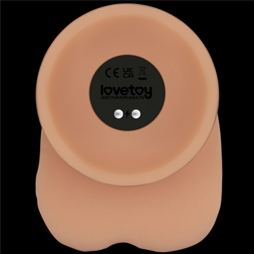 Реалистичный вибратор LoveToy Vibrating Power Basics Cock, 23 см