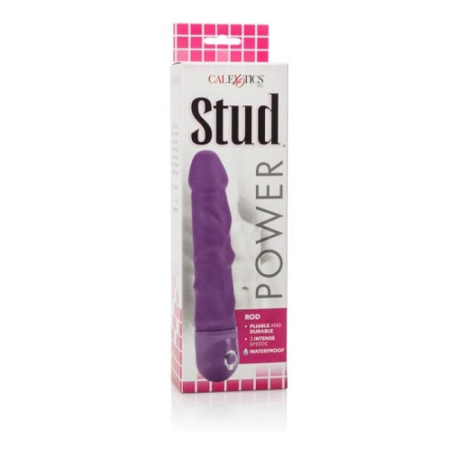 California Exotic Novelties Power Stud Rod - Вибратор, 18х4 см (коричневый)