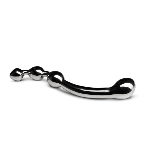 Sinner Gear Unbendable Metal Anal Dildo металлический анально-вагинальный стимулятор, 20х3 см