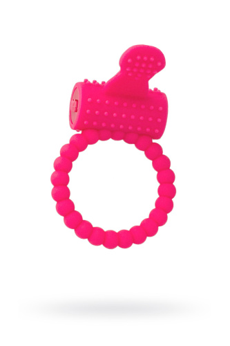 Toyfa A-Toys - Эрекционное кольцо с вибрацией, 3.5 см (розовый)