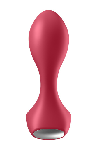 Satisfyer Backdoor Lover Red анальна пробка з вібрацією, 11.5х3.3 см (червоний) - купити в Києві, Україні
