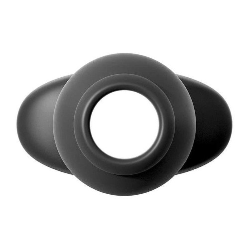 Pipedream Open Wide Tunnel Plug XL - большой анальный тоннель, 7.4х4.9 см (черный)