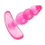Bubbles Bumpy Starter Anal Plug - Анальна пробка, 10,8 см (рожевий) - купити в Києві, Україні