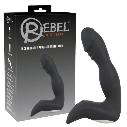 Orion Rebel Rechargeable Prostate Stimulator - Массажер простаты, 12.7х3.5 см (черный)