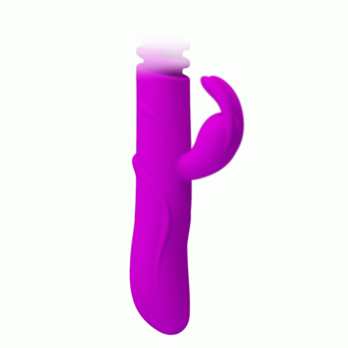 Pretty Love Ward Vibrator Purple - Вібратор з поступальним рухом та ротацією, 26х3.5 см (фіолетовий) - купити в Києві, Україні
