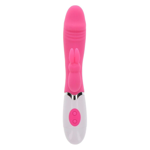 Toy Joy Funky Rabbit Pink - Вибратор-кролик, 19х3 см (розовый)
