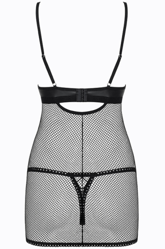Obsessive Rebella chemise - сексуальная сорочка-сетка, L/XL