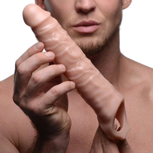 Size Matters 3 Inch Extender Sleeve Flesh - Насадка на пенис, 27,3 см (телесный)