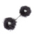 Наручники с перьями Secret Play Black Marabou Handcuffs