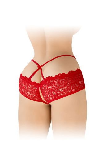 Трусики с открытым доступом Fashion Secret Celia, One Size красные